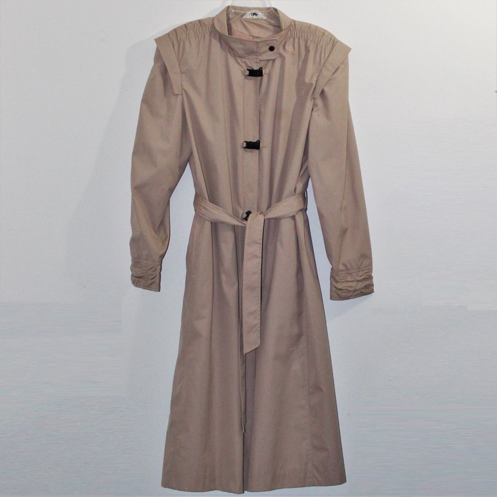 Concept tan trench coat
